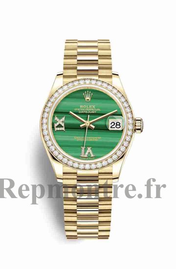Réplique montre Rolex Datejust 31 jaune 278288RBR Malachite en semble Cadran m278288rbr-0004 - Cliquez sur l'image pour la fermer