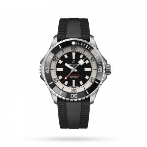 Breitling Superocean Automatique 46 Bracelet en caoutchouc en acier inoxydable Replique montre A17378211B1S1