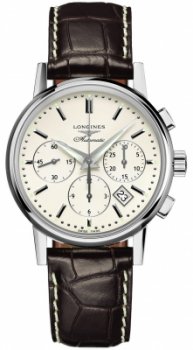 Réplique Longines Heritage Chronographe Montre Homme L2.733.4.72.2