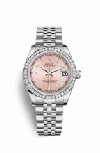 Réplique montre Rolex Datejust 31 Blanc Role blanc 178384