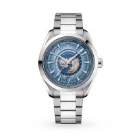 Omega Seamaster Aqua Terra 150M Co-Axial Master Chronometer Gmt Worldtimer 43mm Bleu ete O22010432203002
