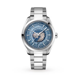 Omega Seamaster Aqua Terra 150M Co-Axial Master Chronometer Gmt Worldtimer 43mm Bleu ete O22010432203002