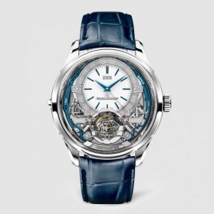 Replique Jaeger-LeCoultre Master Grande Tradition Gyrotourbillon Westminster Perpetual Blanc Or 5253420