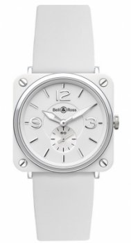 Réplique Bell & Ross Aviation Quartz Midsize Montre BR-S blanc Ceramic