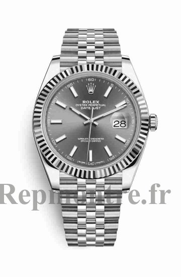 Réplique montre Rolex Datejust 41 blanc Roles 126334 521.NQ.7029.RX.UEL17 - Cliquez sur l'image pour la fermer
