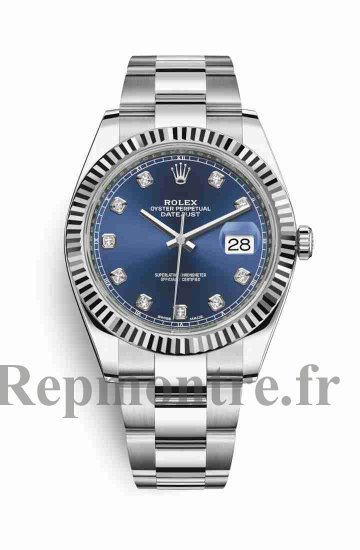 Réplique montre Rolex Datejust 41 blanc Roles blanc 126334 m126334-0015 - Cliquez sur l'image pour la fermer