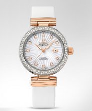 Réplique Omega De Ville Damesmatic Rose Or Steel Case diamant Montre 425.27.34.20.55.001