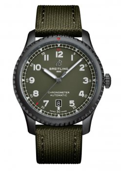 AAA Réplique Montre Breitling Navitimer 8 Automatique 41 Noir Acier Vert M173152A1L1X1