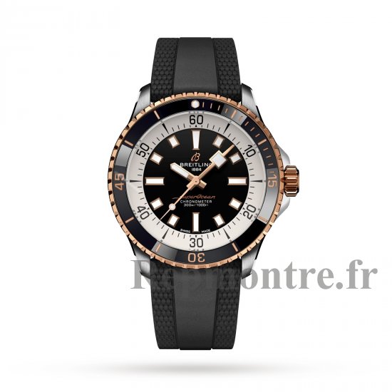 Breitling Superocean Automatique 42 en acier inoxydable et or rouge 18 carats Replique montre U17375211B1S1 - Cliquez sur l'image pour la fermer