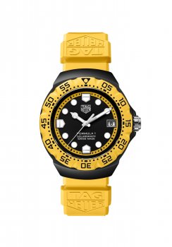 TAG Heuer Formula 1 Solargraph 38 Noir Polylight Caoutchouc Noir WBY1117.FT8087