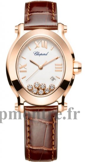 Réplique Chopard Happy Sport Quartz Ovale Femme Montre 275350-5001 - Cliquez sur l'image pour la fermer