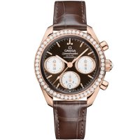 Omega Speedmaster Date 38 Sedna Or Diamant Marron 324.58.38.50.63.001