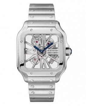 Réplique montre Cartier Santos De Cartier Grand Squelette WHSA0015