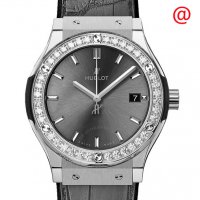 Replique Hublot Classic Fusion Quartz Grey Dial Ladies 581.nx.7071.lr.1104