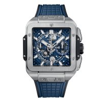 Hublot Square Bang Unico Titane Bleu 42 mm Replique montre pour homme 821.NX.5170.RX