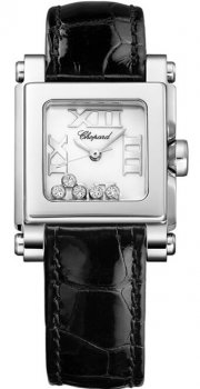 Chopard Happy Sport Square Quartz Small Dames Réplique Montre 278516-3001