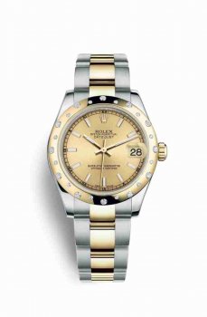Réplique montre Rolex Datejust 31 Jaune Roles jaune 18 ct 178343 m178343-0021