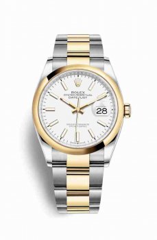 Réplique montre Rolex Datejust 36 Jaune Roles jaune 18 ct 126203 m126203-0020