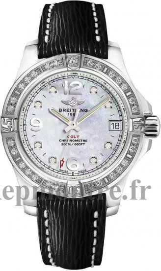 AAA Réplique Montre Breitling A7438953/A771/213X/A16BA.1 Colt 36 diamant Bezel Sahara Strap Noir Tang - Cliquez sur l'image pour la fermer