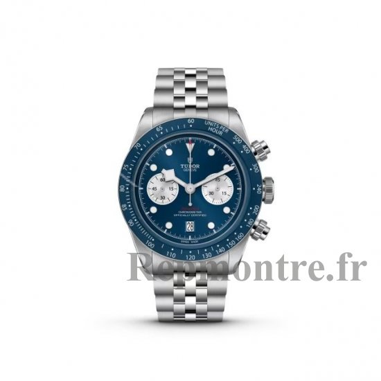 Tudor Heritage Black Bay Chronographe Bleu M79360B-0002 - Cliquez sur l'image pour la fermer