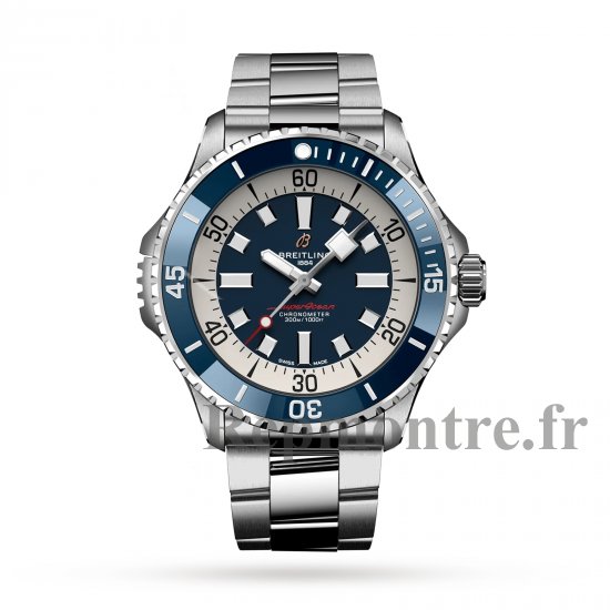 Breitling Superocean Automatique 46 Replique de montre en acier inoxydable A17378E71C1A1 - Cliquez sur l'image pour la fermer