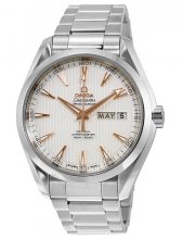 Réplique Omega Aqua Terra Co-Axial Annual Calendar Argent Cadran 231.10.43.22.02.003