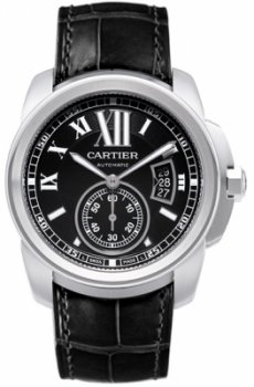 Réplique Cartier Calibre de Cartier 42mm hommes Acier Automatique Montre W7100041