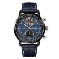 Breitling Top Time B21 Shelby Cobra Tourbillon 42 mm Copie montre homme Bleu SB21251A1C1X1
