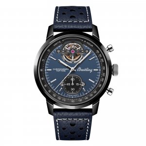 Breitling Top Time B21 Shelby Cobra Tourbillon 42 mm Copie montre homme Bleu SB21251A1C1X1