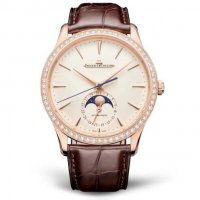 Copie de Jaeger-LeCoultre Master Ultra Thin Moon Or rose Diamants 1362502