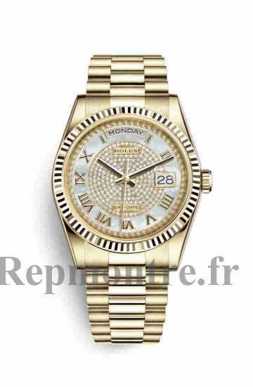 Réplique montre Rolex Day-Date 36 jaune 18 ct 118238 m118238-0123 - Cliquez sur l'image pour la fermer