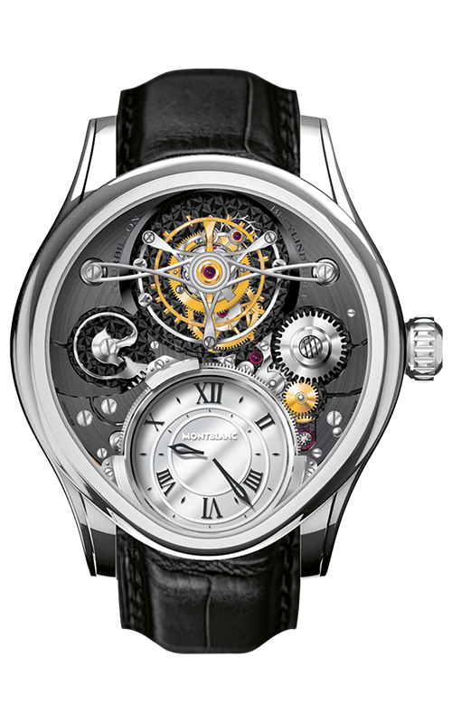 Réplique Montblanc Villeret 1858 Tourbillon Bi-cylindrique 106494 - Cliquez sur l'image pour la fermer