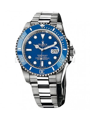 Réplique Rolex Submariner Date 116619LB-97209 Cadran Bleu Montre