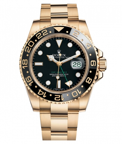 Réplique Rolex GMT Master II Or Jaune 