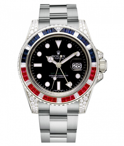 Réplique Rolex GMT Master II Or Blanc 