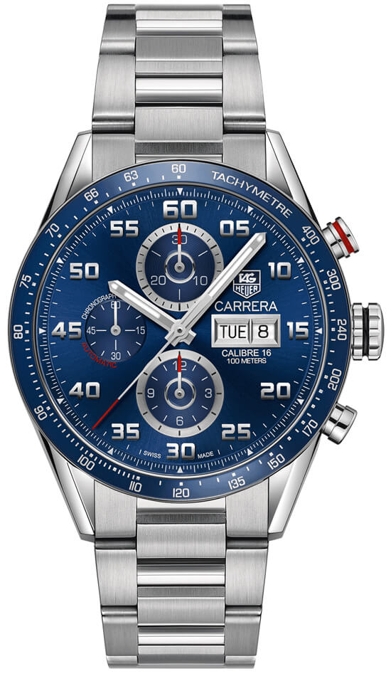 Tag heuer carrera on sale calibre 16 bleu