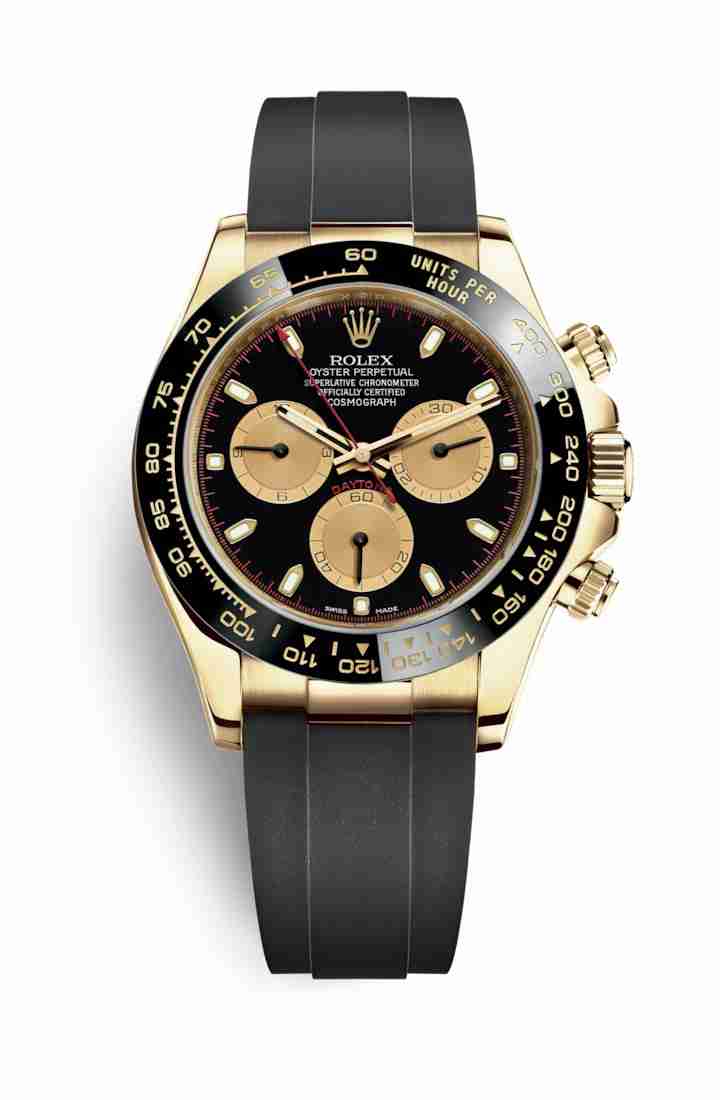 Réplique montre Rolex Cosmograph Daytona 18 ct jaune 116518LN m116518ln-0039