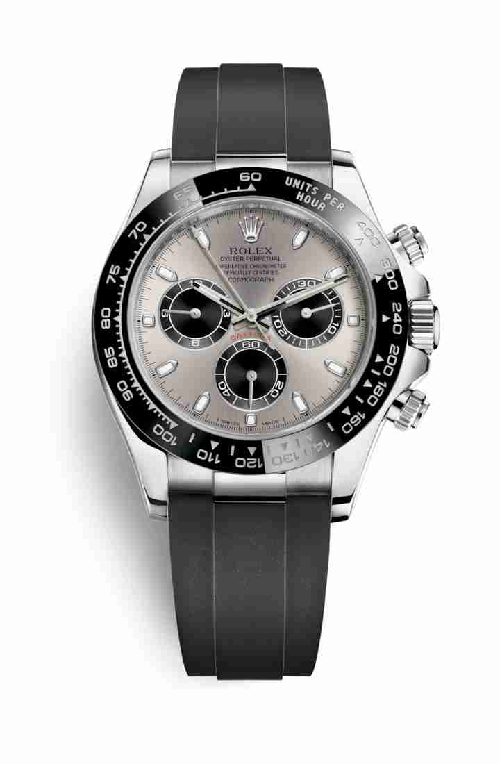 Réplique montre Rolex Cosmograph Daytona blanc 116519LN Acier m116519ln-0024
