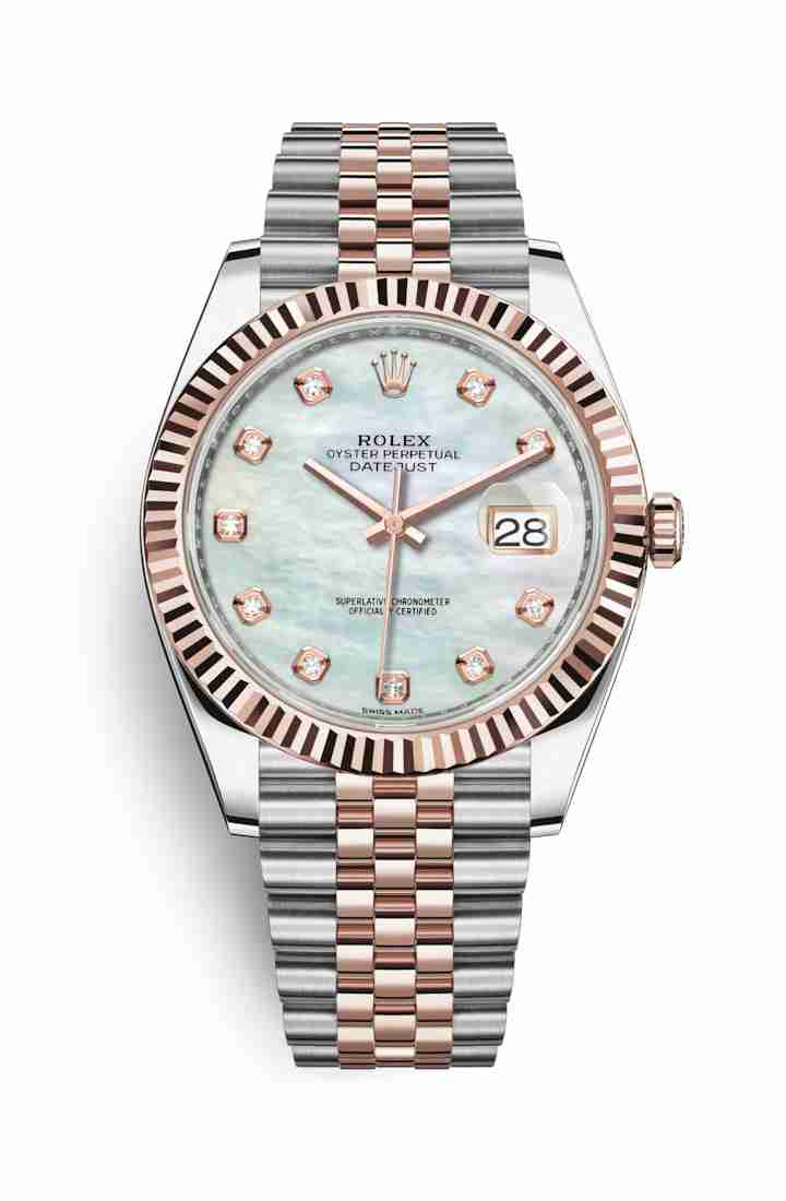Réplique de montre Rolex Datejust 41 Everose Roles 18 ct Everose 126331 m126331-0014