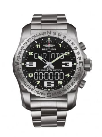 Réplique de Breitling Professional Cockpit B50 Titanium Chronographe Homme EB5010221B1E1