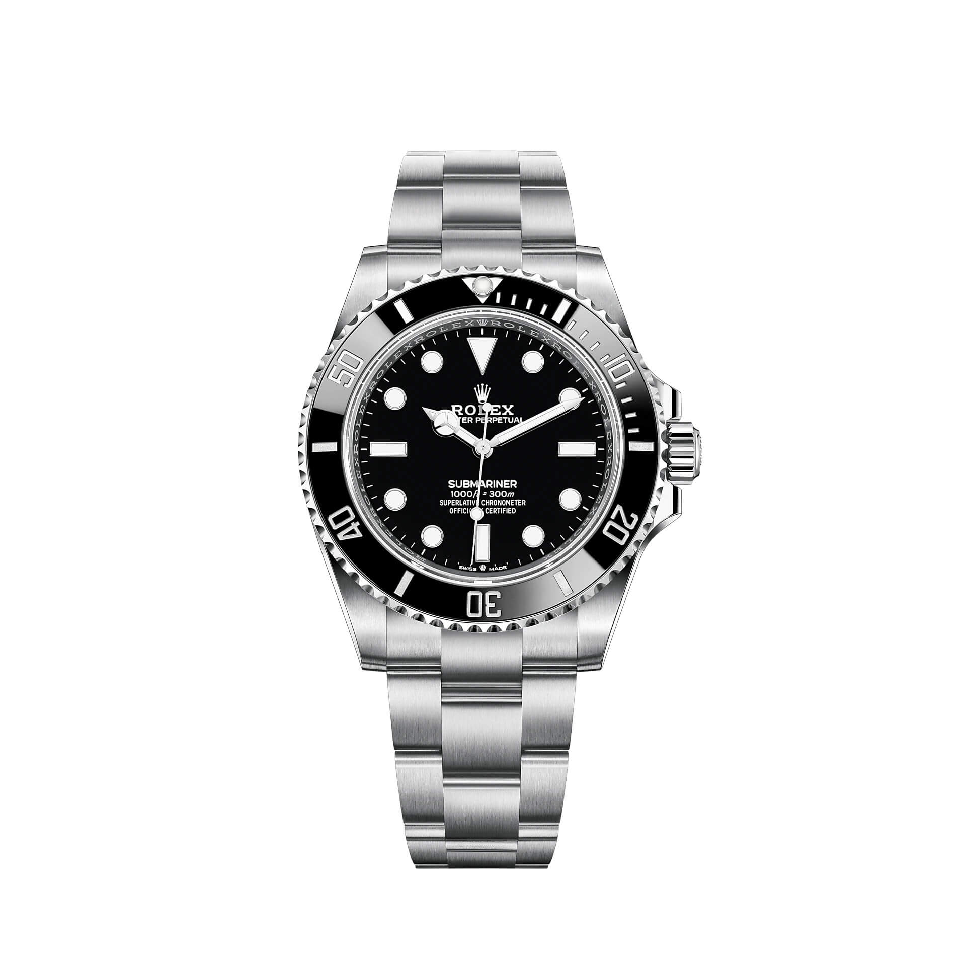 Réplique de Rolex Submariner Oystersteel Noir Cerachrom Lunette M124060-0001