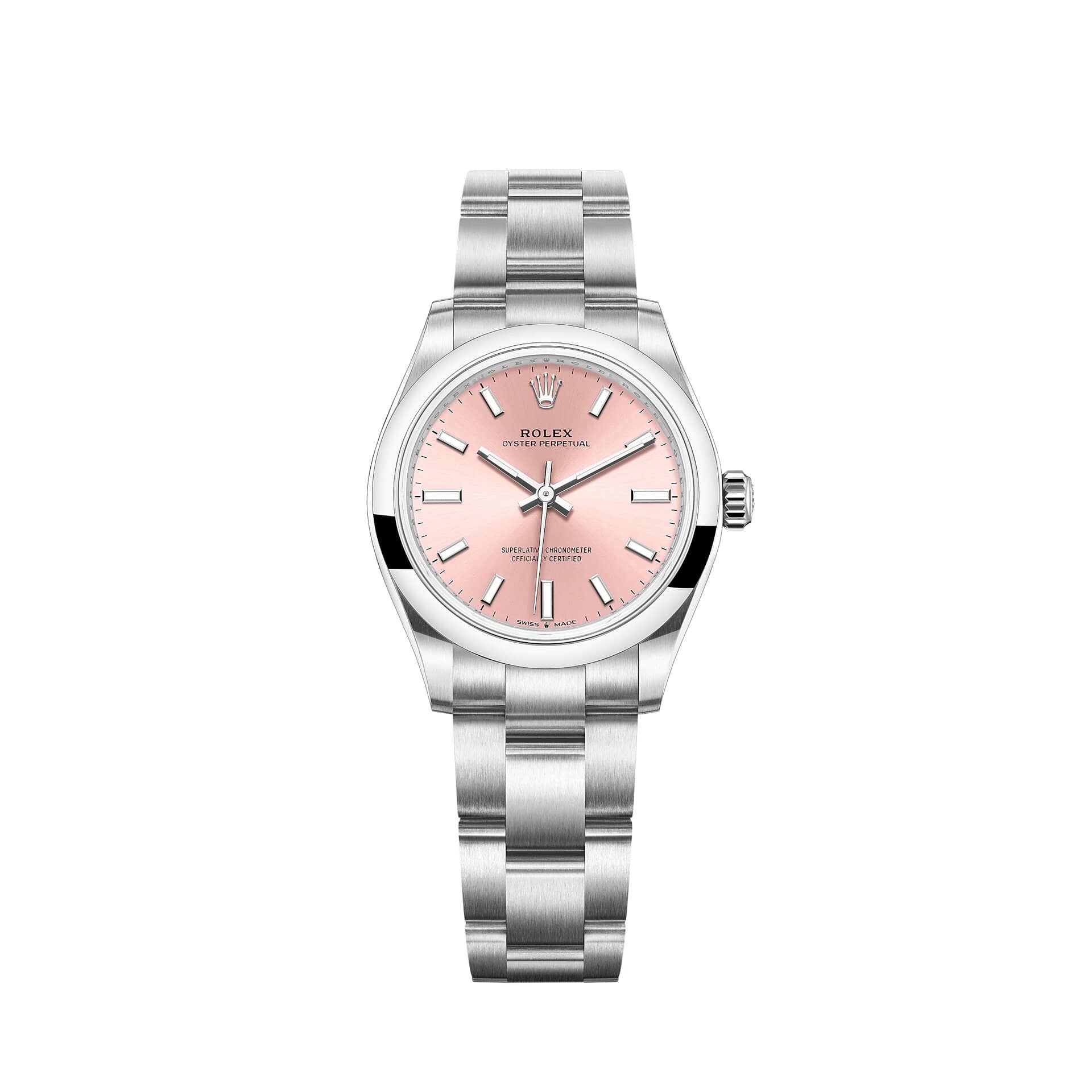 Réplique montre Rolex Oyster Perpetual 31 cadran rose m277200-0004