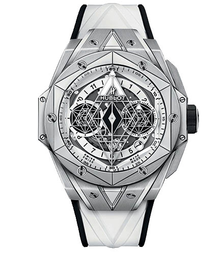 Replique Hublot Big Bang Sang Bleu II Titanium White 418.NX.2001.RX.MXM20