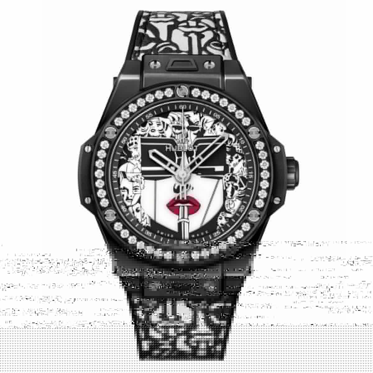 Replique Hublot Big Bang One Click Marc Ferrero Ceramic Black & White 465.CX.1120.VR.1204.LIP20