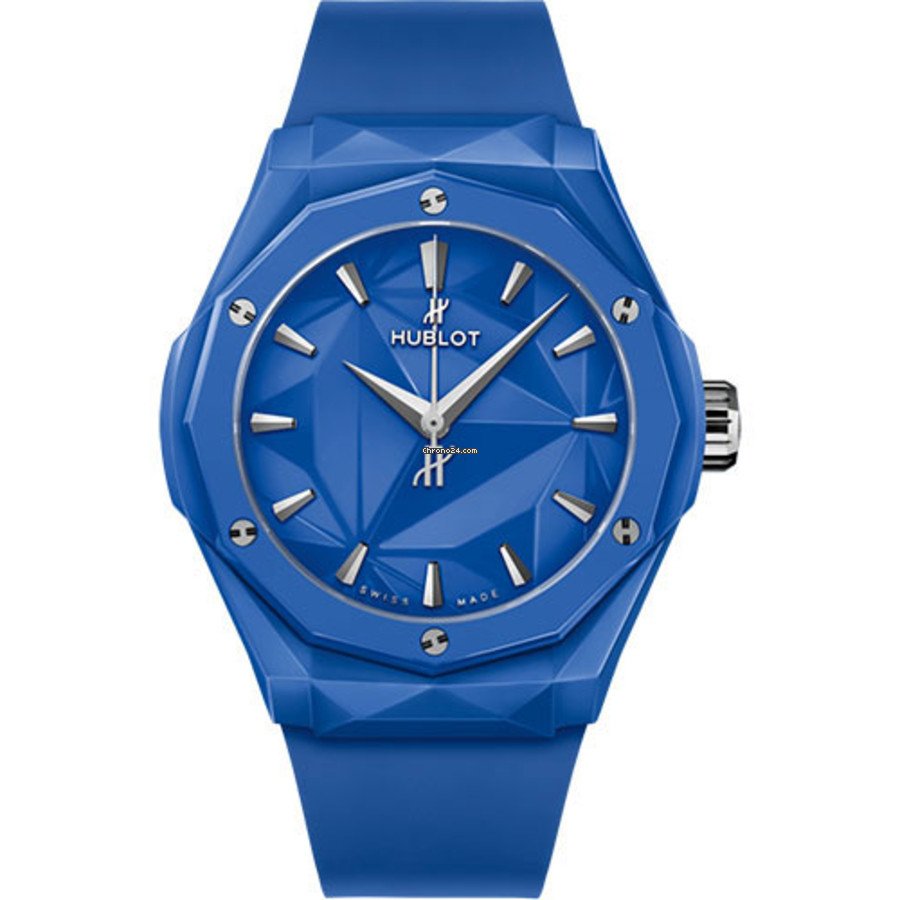 Replique Hublot Classic Fusion Orlinski Ceramic Blue Rubber 550.ES.5100.RX.ORL21