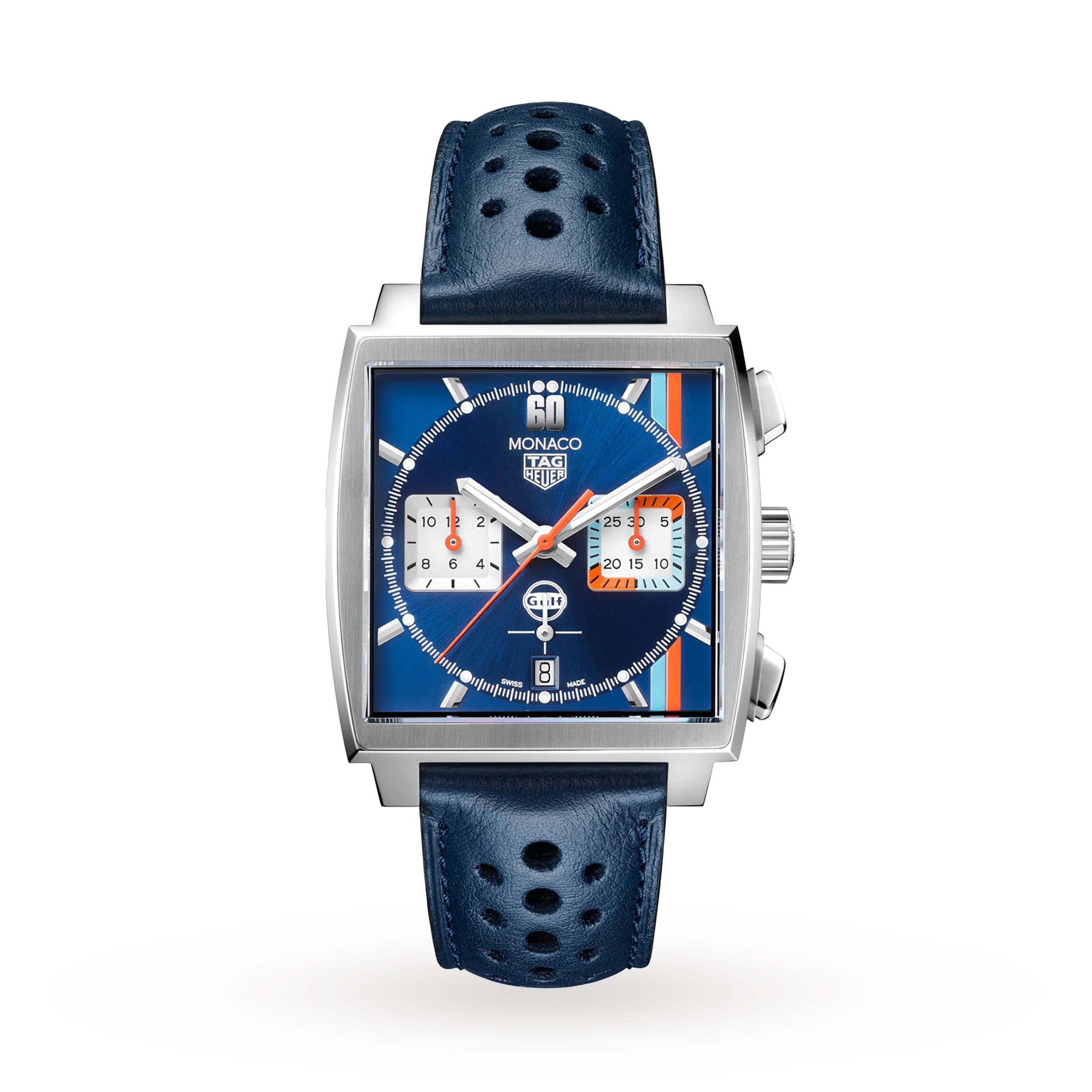 TAG Heuer Monaco Gulf ?dition speciale 39 mm Montre replique pour homme CBL2115.FC6494