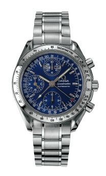 Réplique Omega Speedmaster Day-Date Bleu Montre Homme 3523.80.00