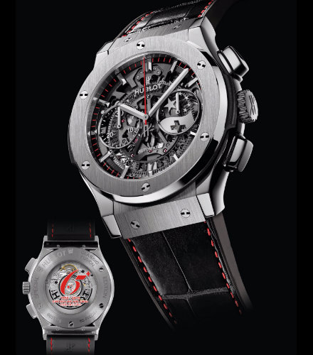 Réplique Hublot Classic Fusion Chrono Aero "65th Anniversary Swiss-China"Montre 525.NX.0137.LR.SIS15