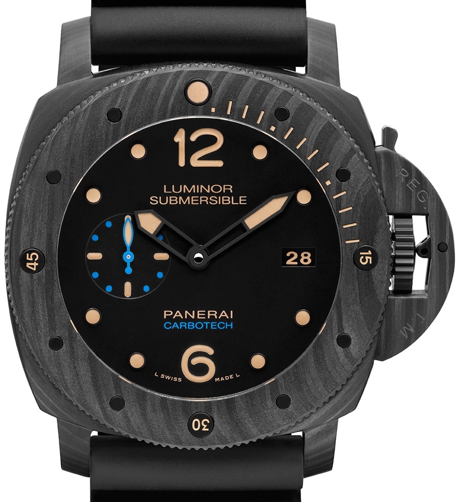 Réplique Panerai Luminor submersible 1950 3 days Carbotech Automatique PAM00616