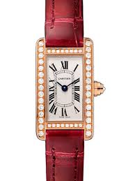 Réplique Montre Cartier Tank Americaine argented Flinque Dial Femmes WB710014